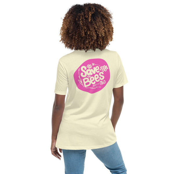 Weeks Save the Bees- Comfy Women's Relaxed T-Shirt - Premium  from Weeks Naturals | Weeks Honey Farm - Just $19.20! Shop now at Weeks Naturals | Weeks Honey Farm