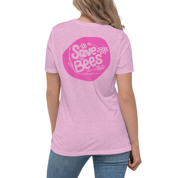 Weeks Save the Bees- Comfy Women's Relaxed T-Shirt - Premium  from Weeks Naturals | Weeks Honey Farm - Just $19.20! Shop now at Weeks Naturals | Weeks Honey Farm
