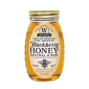 Weeks Vintage Glass Honey; 12 Ounce - Premium Honey from Weeks Honey Farm, Inc. - Just $14.99! Shop now at Weeks Naturals | Weeks Honey Farm