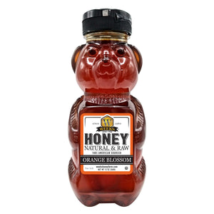 12 ounce of Orange Blossom Honey from Weeks Honey Farm. This super-sweet honey is perfect as a table honey or used in recipes, or workouts as a Superfood. Orange Blossom honey has qualities that are desired by chefs, hot tea drinkers, athletes, and craft brewers.  All-natural raw honey has all the associated health benefits great American honey is known for. Harvested from Florida and California Georgia, USA. No additives or fillers.