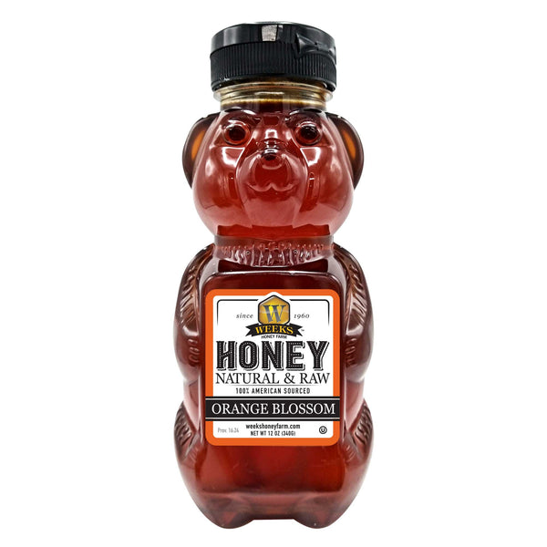 Our Best All-Natural Pure Raw Orange Blossom Honey - Premium Honey from Weeks Honey Farm - Just $11.99! Shop now at Weeks Naturals | Weeks Honey Farm