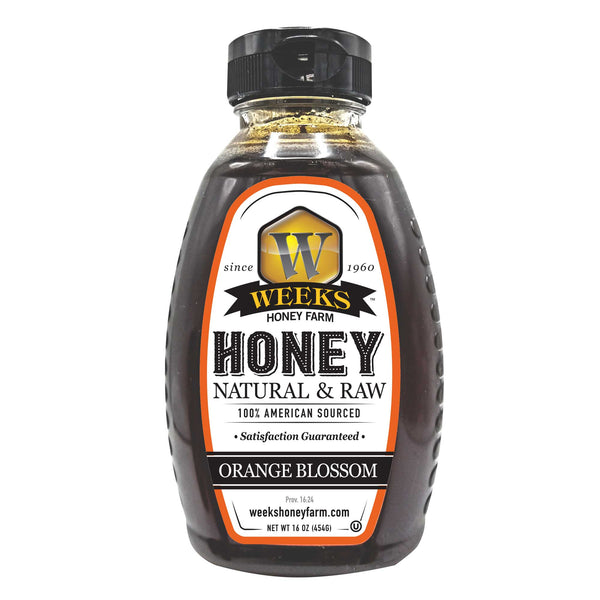 Our Best All-Natural Pure Raw Orange Blossom Honey - Premium Honey from Weeks Honey Farm - Just $11.99! Shop now at Weeks Naturals | Weeks Honey Farm