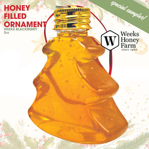 HO, HO, HONEY! Weeks Christmas Ornament Honey Gifts - Premium Food Items from Weeks Naturals | Weeks Honey Farm - Just $5.99! Shop now at Weeks Naturals | Weeks Honey Farm