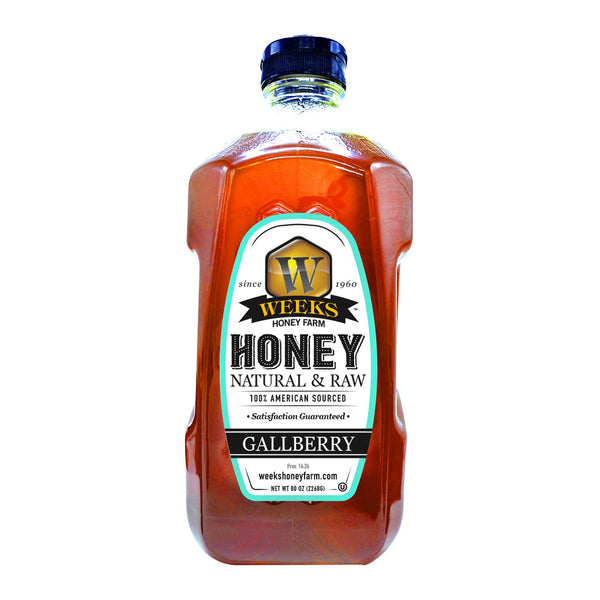 Our Best All-Natural Pure Raw Gallberry Honey - Premium Honey from Weeks Honey Farm - Just $7.99! Shop now at Weeks Naturals | Weeks Honey Farm