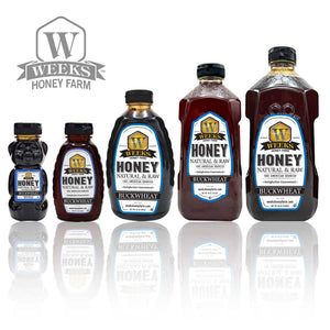 Our Best All-Natural Pure Raw Buckwheat Honey - Honey - Only $11.99! Order now at Weeks Honey Farm