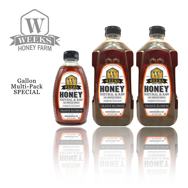 Our Best All-Natural Pure Raw Orange Blossom Honey - Premium Honey from Weeks Honey Farm - Just $11.99! Shop now at Weeks Naturals | Weeks Honey Farm