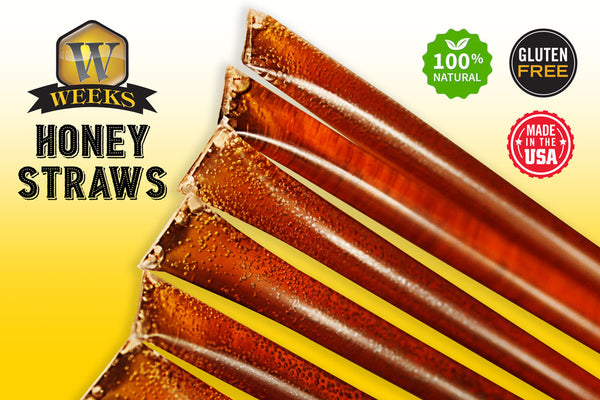 Orange Blossom Honey Straws; 12 Count - Premium Honey from Weeks Naturals | Weeks Honey Farm - Just $3.99! Shop now at Weeks Naturals | Weeks Honey Farm