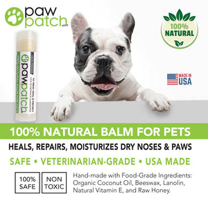 PawPatch™ 100% Natural Moisturizer for Pets; Travel Tube (.15oz) - Animals & Pet Supplies - Only $5.99! Order now at Weeks Honey Farm