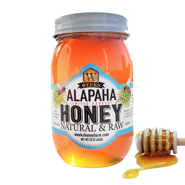Weeks Limited Harvest Raw Alapaha Honey (Tupelo Blend)