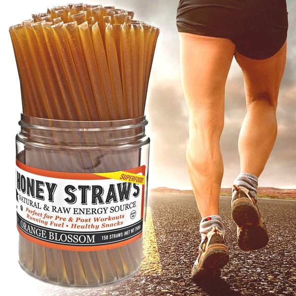 Pure Orange Blossom Honey Straws in Tube 150 Count