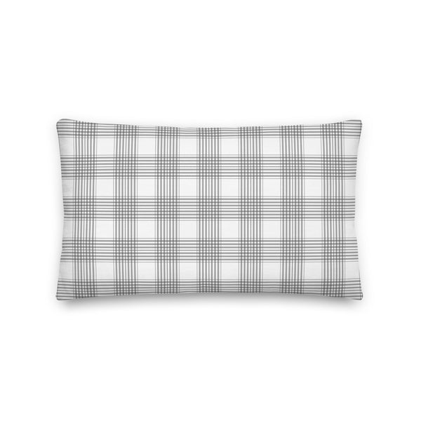 White Lilac and Tartan | Premium Pillow - Home & Garden - Only $25! Order now at Weeks Honey Farm