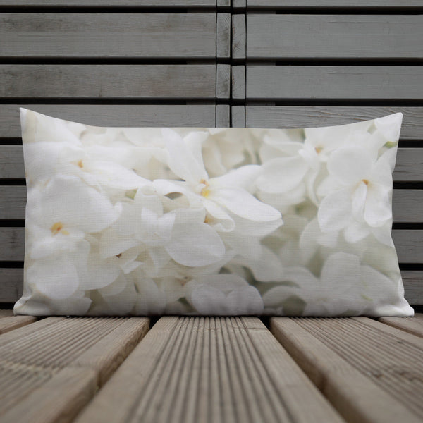 White Lilac and Tartan | Premium Pillow - Home & Garden - Only $25! Order now at Weeks Honey Farm