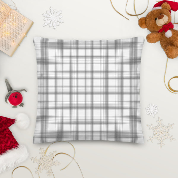 White Lilac and Tartan | Premium Pillow - Home & Garden - Only $25! Order now at Weeks Honey Farm