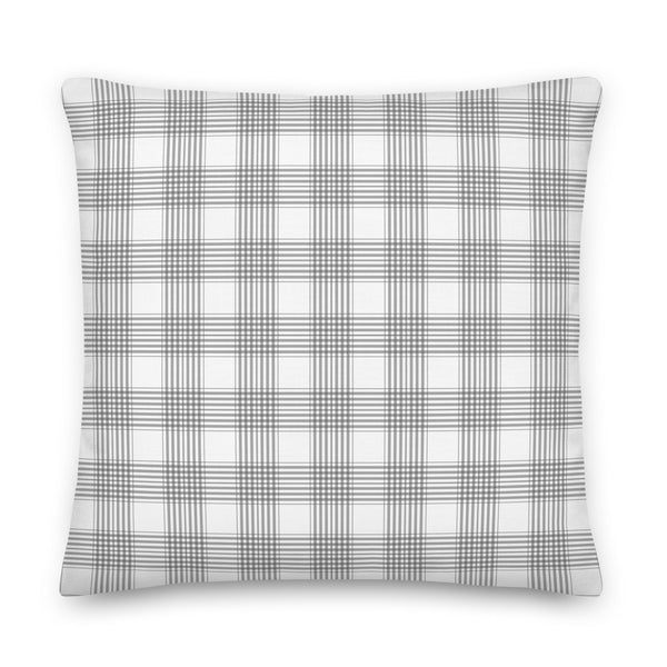 White Lilac and Tartan | Premium Pillow - Premium Home & Garden from Weeks Naturals | Weeks Honey Farm - Just $25.00! Shop now at Weeks Naturals | Weeks Honey Farm