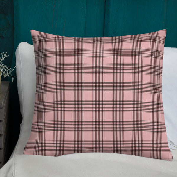 Sweet Cherry Blossoms with Tartan | Premium Pillow - Home & Garden - Only $25! Order now at Weeks Honey Farm